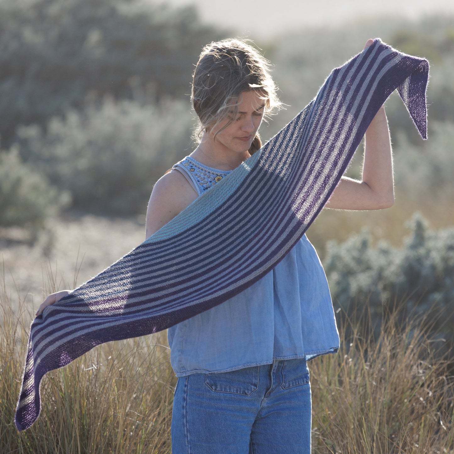 Delphinium Shawl, PDF