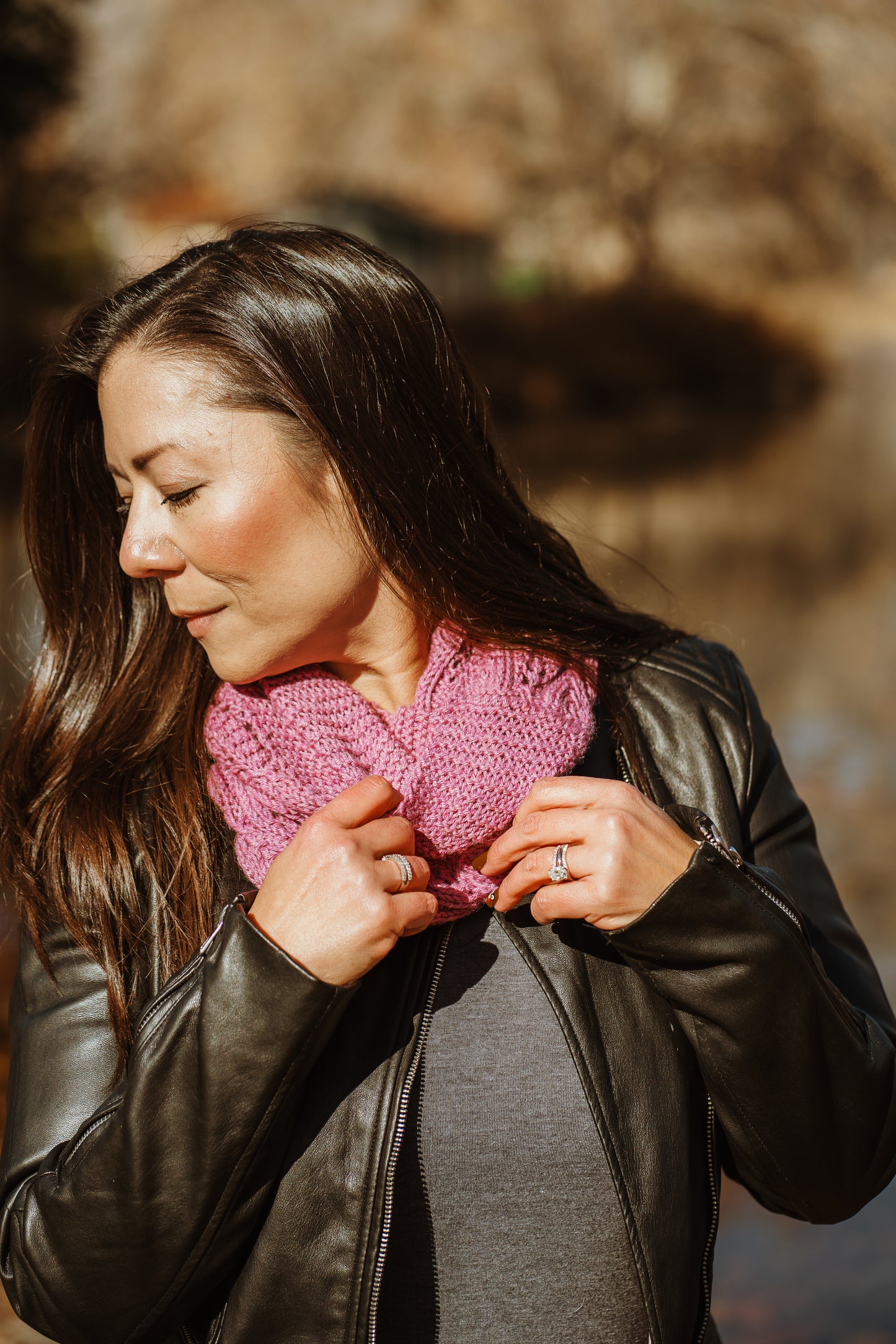 Leafy Blossom Cowl, PDF